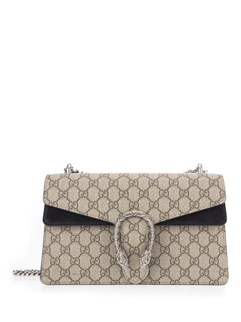 gucci 400249khnrn|Dionysus small shoulder bag in Beige GG Canvas .